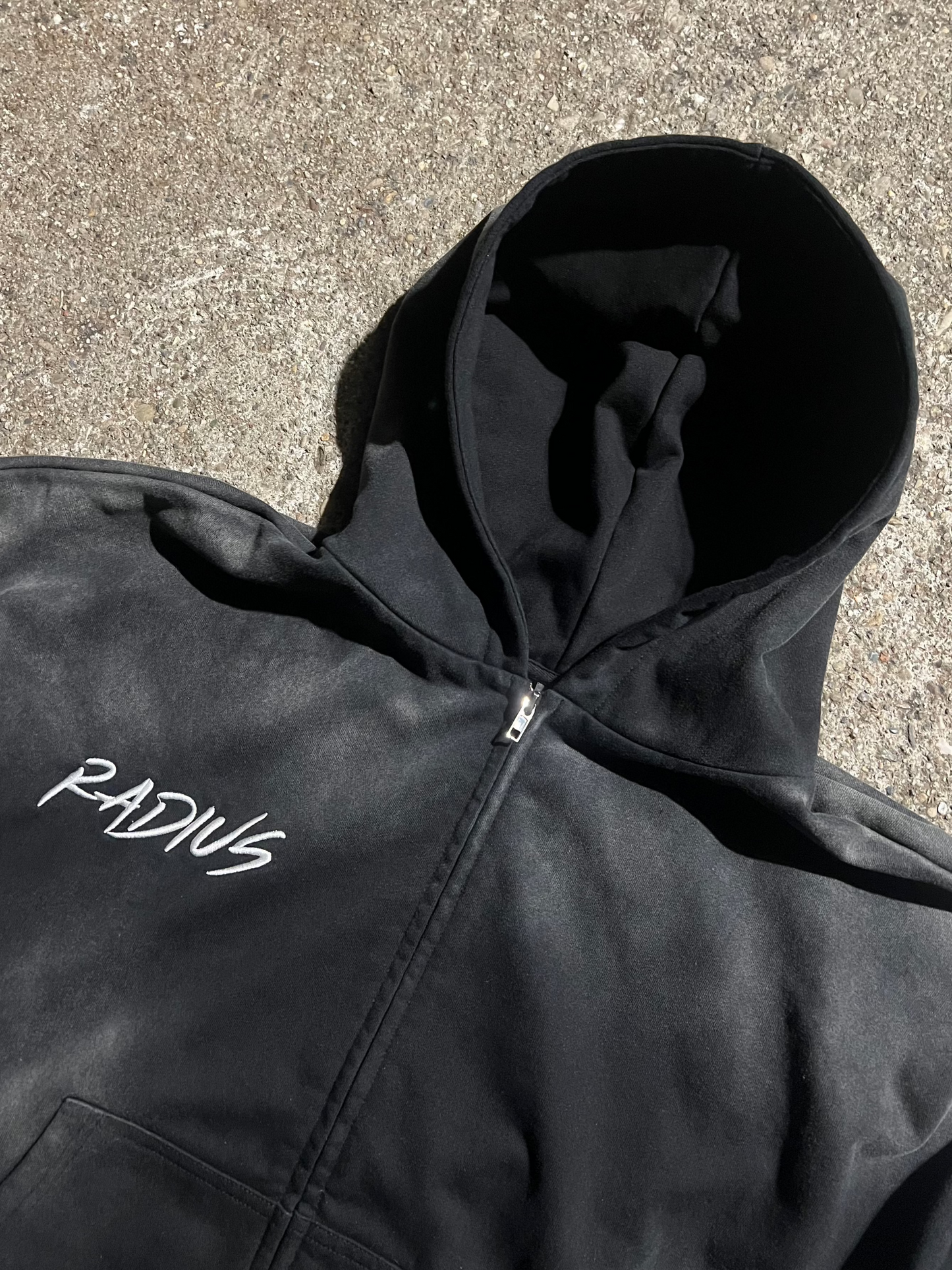 NO. 1: "RADIUS" STRIPED ZIPUP HOODIE