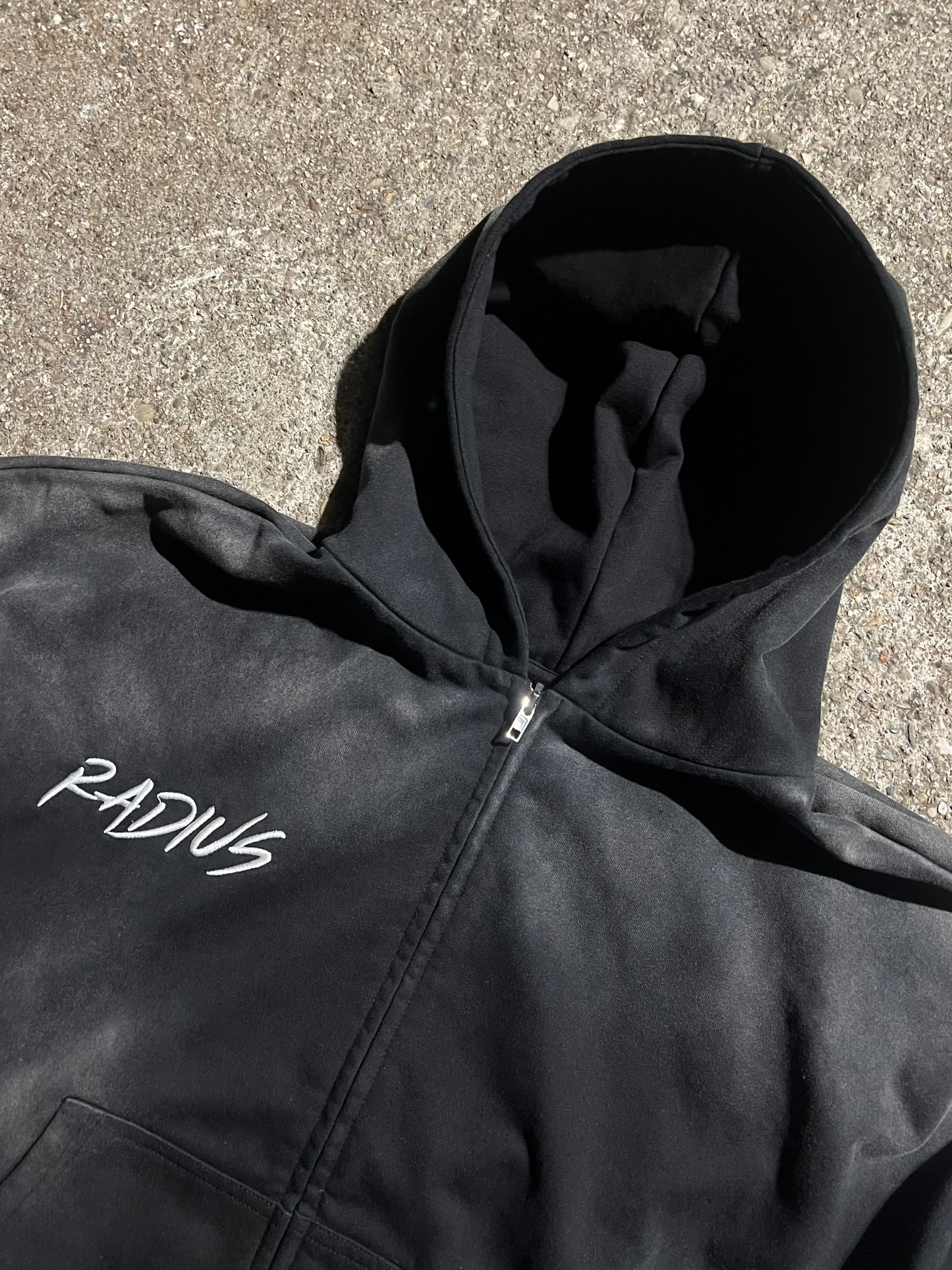 NO. 1: RADIUS STRIPED ZIPUP HOODIE